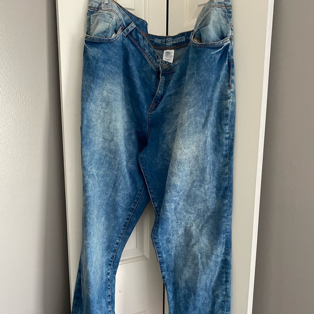 Blue jeans.